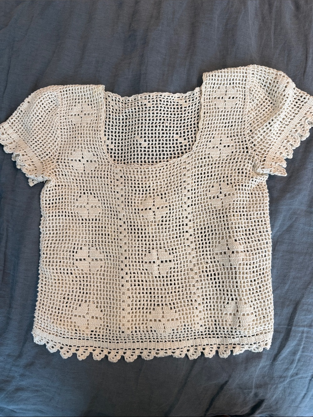 Vintage crochet top